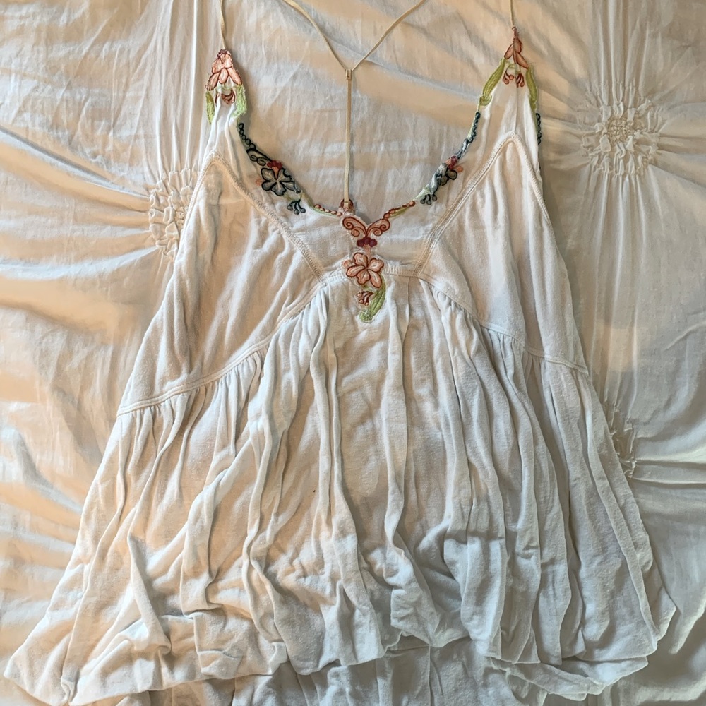 Free People Floral Tank